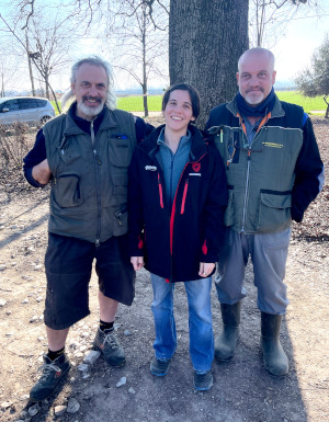 Gobetti farm, From L to R, Giovanni, Sara and Marco Gobetti300.jpg